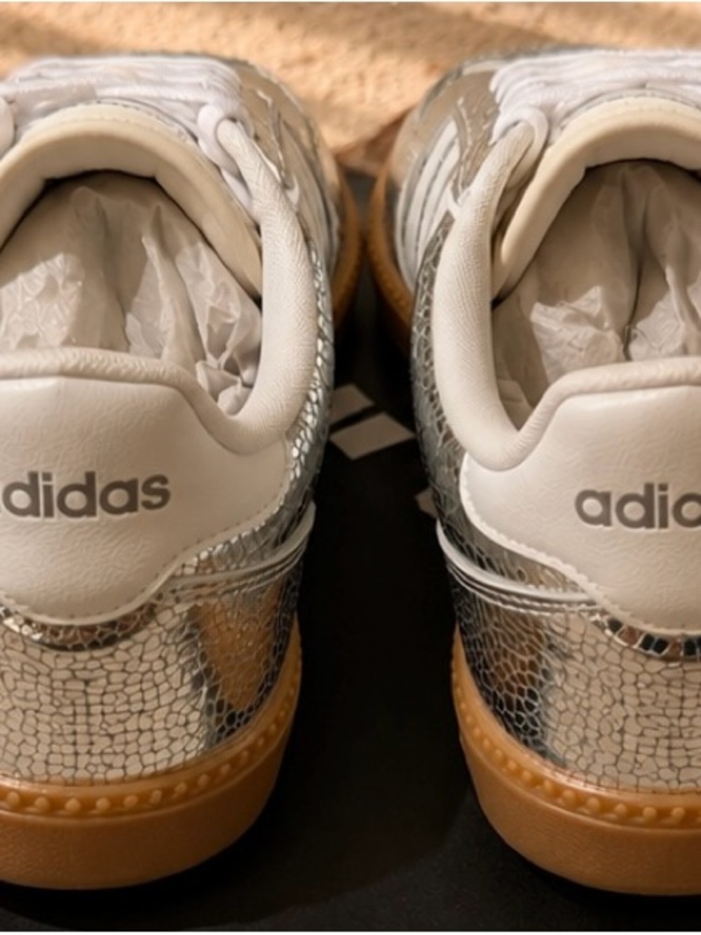 adidas Breaknet Sleek  Womens Silver Sneakers Casual Shoes SB1158-LA7786 - Picture 4 of 4
